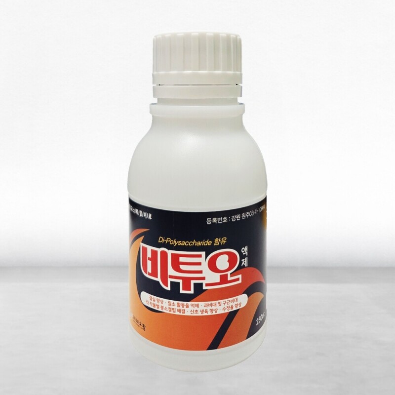 강원더몰,비투오 작물영양제 결실향상 질소억제 과비대 붕소결핍 수정율 생리활성제 250cc